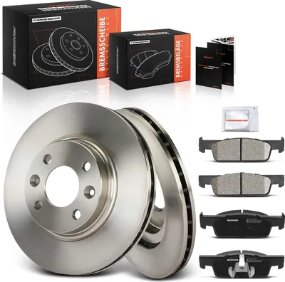 Image de Frankberg 2x disques de frein 4x plaquettes de frein avant pour Dacia Logan II MCV Sandero Renault Logan/Stepway Twingo III