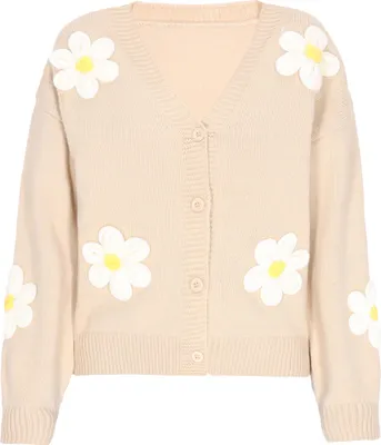Immagine prodotto di SWIRLY cardigan da donna - beige bianco, L