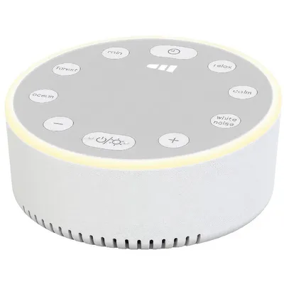 Produktbild von Weißes Rauschen mit Babylicht,3-farbiges Nachtlicht,6 beruhigende Geräusche,Timer,Plug-in,Speicherfunktion,Touch-Steuerung, ideal für Babys&Erwachsene
