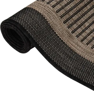 Produktbild von vidaXL Outdoor-Teppich Flachgewebe 160x230 cm Dunkelbraun