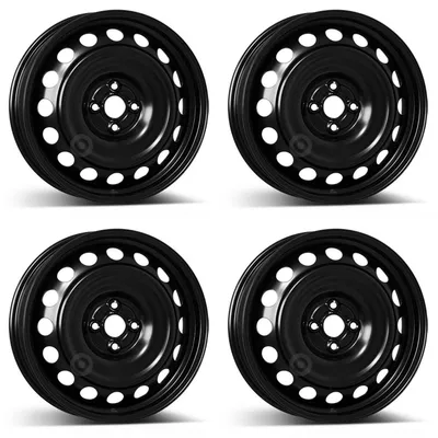Immagine prodotto di 4 cerchi in acciaio Alcar, 5.0Jx17 pollici, offset 40, 4x100, per Toyota Aygo, set di 4