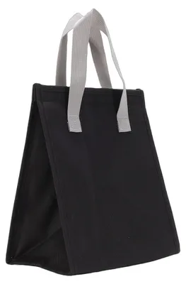 Produktbild von Große, wasserdichte, wiederverwendbare und isolierte Lunchtasche mit großem Fassungsvermögen für Arbeit, Picknick und Reisen, Schwarz