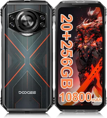 Image de Smartphone Robuste DOOGEE - S CYBER - 6.58" - 20Go RAM - 256Go - 10800mAh - IP68 - Rouge