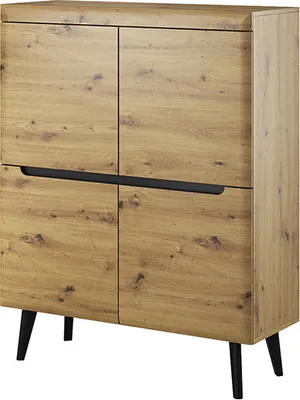 Produktbild von Kommode NORDI NK107 Sideboard Schrank Eiche Artisan