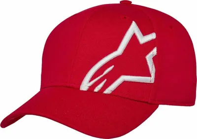 Image de Alpinestars Corp Snap 2 Hat Rouge/Blanc UNI Kšiltovka