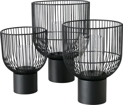 Produktbild von Kerzenhalter aus Metall CANDY, 3er-Set