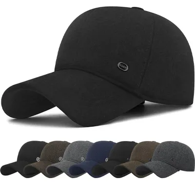 Immagine prodotto di Berretto invernale - Berretto da baseball con paraorecchie - Antivento - Pile - Nero