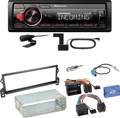 Produktbild von Pioneer MVH-330DAB Bluetooth Digitalradio Einbauset für MINI R50 R52 R53
