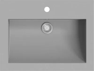 Obrázok produktu pre žulové umývadlo vidaXL 600 × 450 × 120 mm sivé