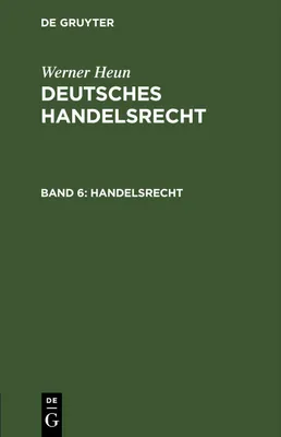 Produktbild von Handelsrecht