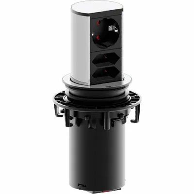 Image de Bachmann Bloc de prises 1xprotection, 2xEuro 928.003