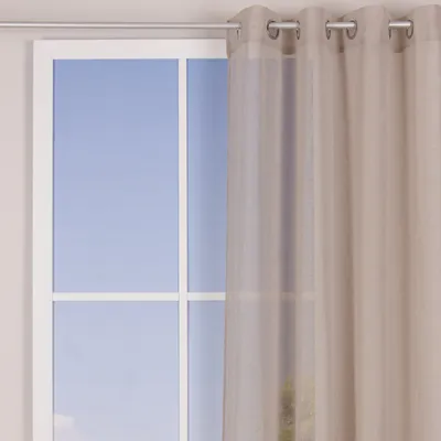 Produktbild von Ösengardine Leinenoptik uni natur 140x260cm