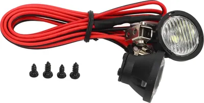 Image de 2LED RC Car Phares universels à LED sur le toit pour les voitures 1/10 modèle Crawler