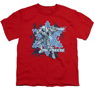 Image de T-shirt Batman pour enfants, en coton ringardé, modèle TV37194 (128) (rouge)