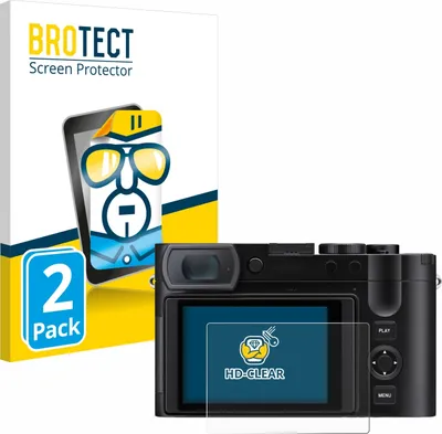 Produktbild von 2x Für Leica Q3 43 Schutzfolie BROTECT Displayschutz Display Schutz Folie Klar Transparent