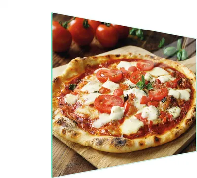 Obrázek produktu pro Skleněné prkénko na krájení 52x40 Pizza