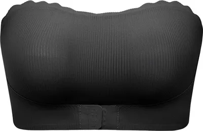 Produktbild von Damen Trägerloser BH Atmungsaktiv Ohne Bügel Push-Up BH Rutschfester Frontverschluss Fest Gepolstertes Bandeau-Top Bralette Ohne Träger