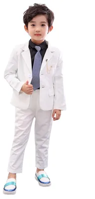 Produktbild von Kinderanzug mit Blazer und Hose, lässig oder festlich