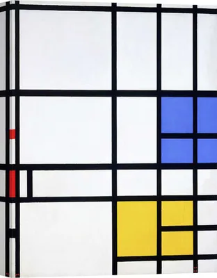 Immagine prodotto di Quadro su tela - Piet Mondrian, Composizione Londra - 100x70 cm