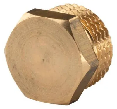 Produktbild von Messing Gewinde-Fitting Stopfen 1/2'AG (DN 15) - schwere Ausführung