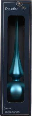 Productafbeelding van Piek glas d6h26cm blauw Decoris