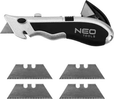 Obrázek produktu pro Mini nůž na klíče s trapézovou čepelí + čepele NEO