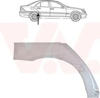 Produktbild von VAN WEZEL Seitenwand Reparaturblech passend für MERCEDES-BENZ C-Klasse T-modell (S203)