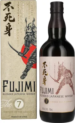 Produktbild von Fujimi The 7 Virtues Blended Japanese Whisky 40% Vol. 0,7l in Geschenkbox