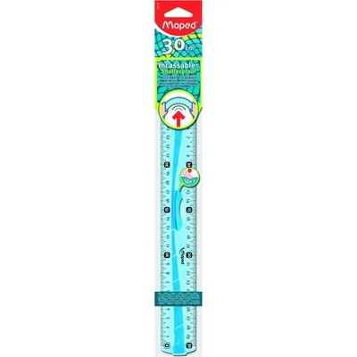 Immagine prodotto di Righello piatto Maped Flex, 300 mm, in plastica, con impugnatura