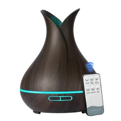 Imagen del producto de Humidificador, humidificador de aromaterapia - Madera oscura