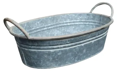 Produktbild von Pflanzschale oval mit Griffen Landhaus 37cm