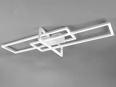 Immagine prodotto di Plafoniera LED grande con interruttore dimmer 100 x 40 cm in bianco opaco