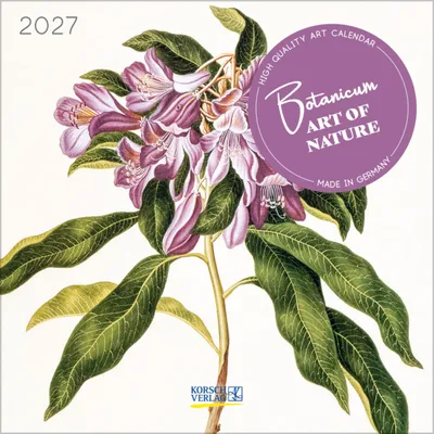 Produktbild von Korsch Botanicum Kalender 2027 – Mehrsprachig, viel Platz für Notizen, Pflanzendarstellungen
