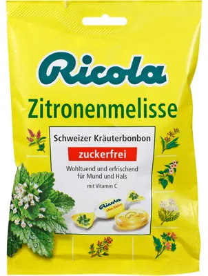 Immagine prodotto di Caramelle svizzere alle erbe Ricola alla melissa senza zucchero, 75 g di caramelle
