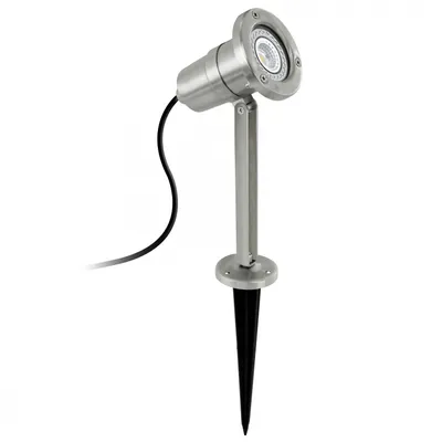 Produktbild von EGLO LED-Gartenstrahler mit Erdspieß Nema Silber 94111