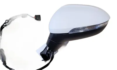 Produktbild von Außenspiegel Spiegel Links elektrisch Für VOLKSWAGEN PASSAT (B8), 08.14-12.23 L0K1 WEISS