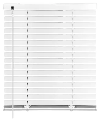 Produktbild von Aluminium Jalousie Weiß B110xH130cm ohne Bohren inkl. Klemmclips