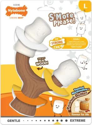 Produktbild von Hundespielzeug Nylabone Braun Kakaobutter L