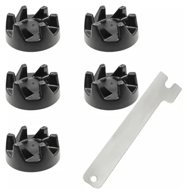 Produktbild von 5-teiliges Set Gummikupplungszahnräder mit Ausbauwerkzeug für KitchenAid 9704230