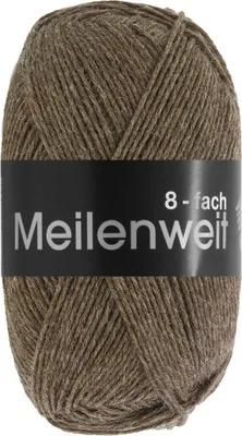 Produktbild von Lana Grossa - Meilenweit 8-fach 150g 9612 dunkelbraun
