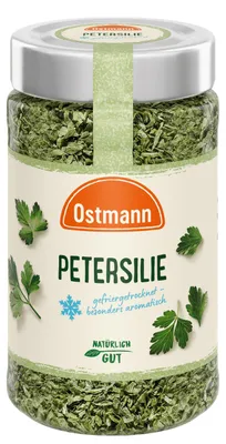 Productafbeelding van Ostmann, gedroogde peterselie (gevriesdroogd), ideaal voor soepen. Verpakking: 10 gram