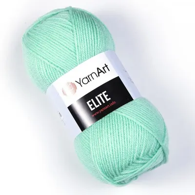 Obrázek produktu pro YarnArt Elite příze 100 g / 400 m - barva 841 mátová - pletací a háčkovací příze