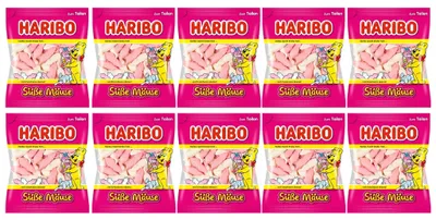 Image de Bonbons gélifiés Susse Mause 175 g - Haribo - 10 x