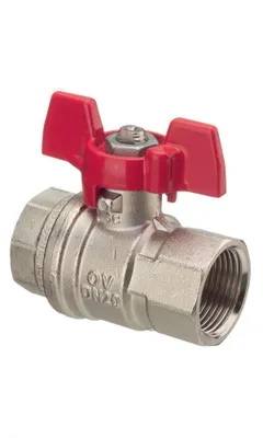 Zdjęcie produktu dla Zawór kulowy Oventrop Optibal z uchwytem skrzydełkowym, PN 16 DN 15, G 1/2" gwint wewnętrzny