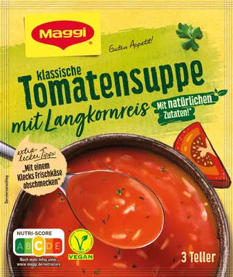 Image de Soupe de tomates Maggi avec riz long grain