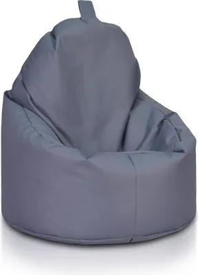 Produktbild von Ecopuf - Sitzsack Bean Bag Outdoor, 70 x 75 cm - Yoko Grau Nc16