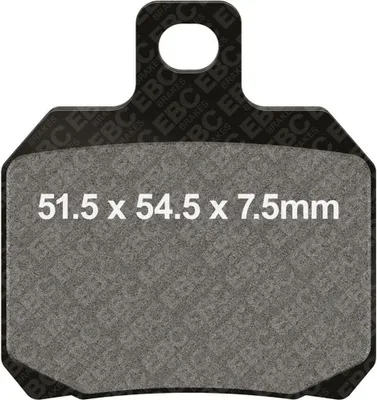 Imagen del producto de Pastillas de freno EBC, tipo FA266V, material semi-metálico
