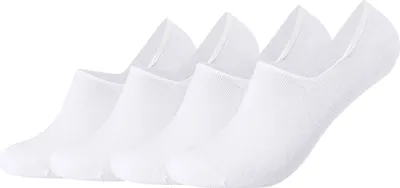Produktbild von Camano Uni Socken - Komfort Füßlinge, einfarbig, 4er Pack Weiß 43-46
