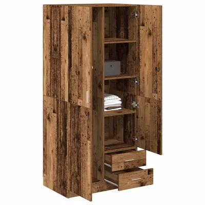 Immagine prodotto di vidaXL Armadio in legno vecchio 80x52x180 cm Materiale a base di legno
