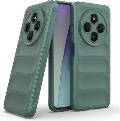 Produktbild von Handy Hülle für Xiaomi Redmi 14C Grip Case Cover Schutzhülle Softgrip Farbe: Grün
